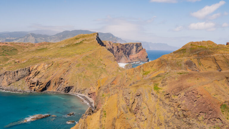 Blick zurück auf den Ostzipfel Madeiras
